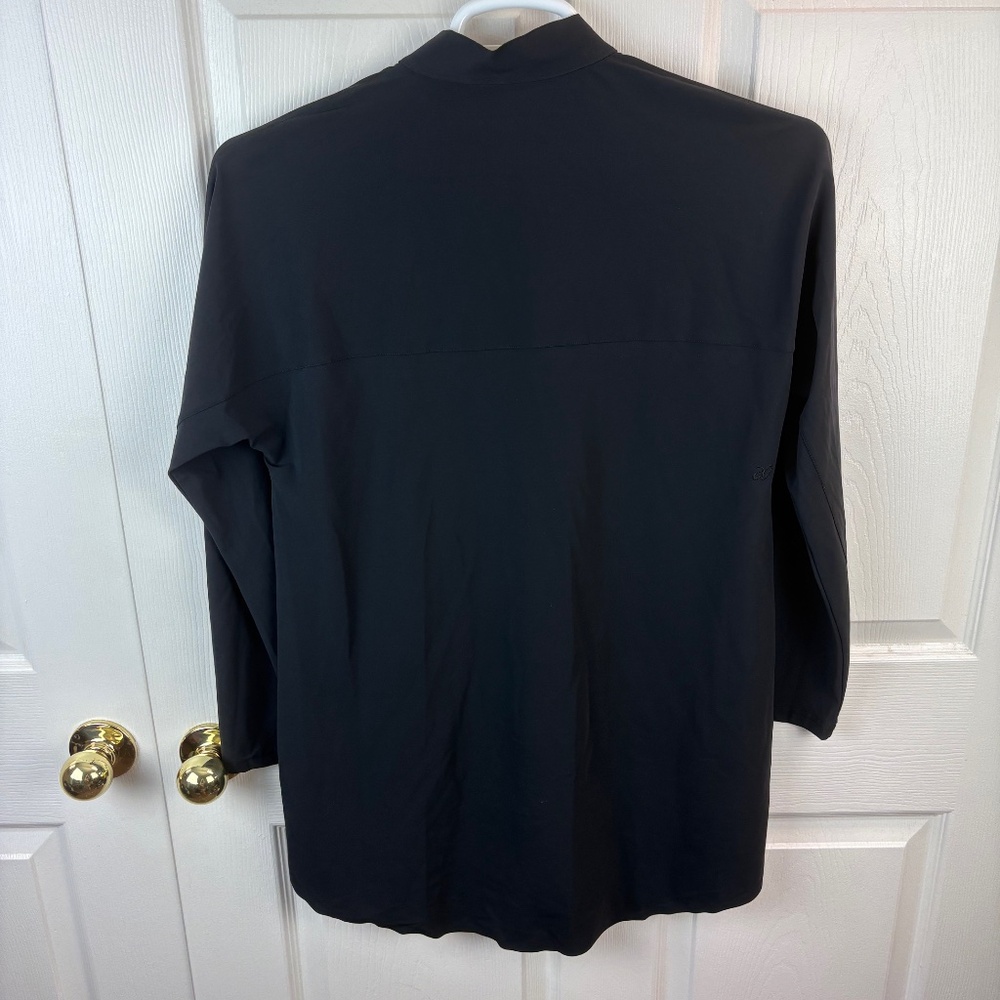 Aday Something Borrowed Button Front Black Long S… - image 3